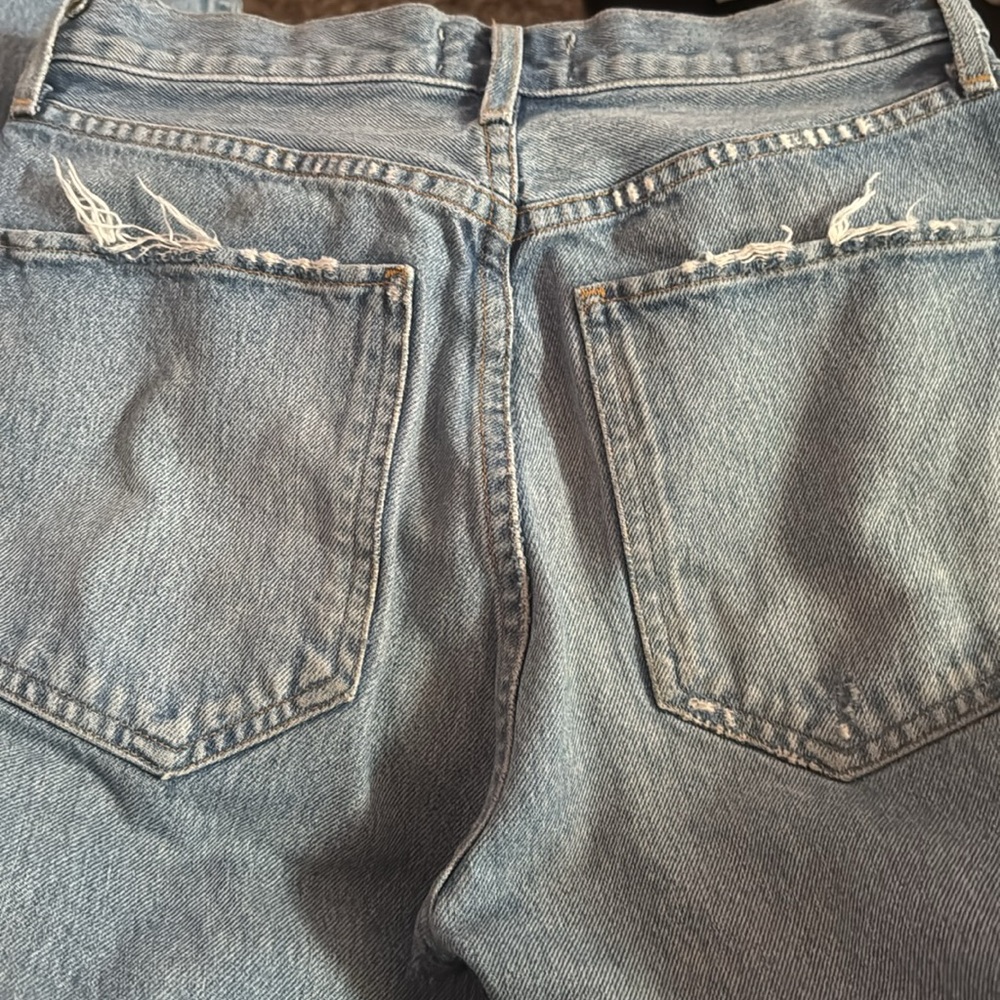 Agolde Riley High Rise Straight Crop - Picture 7 of 7